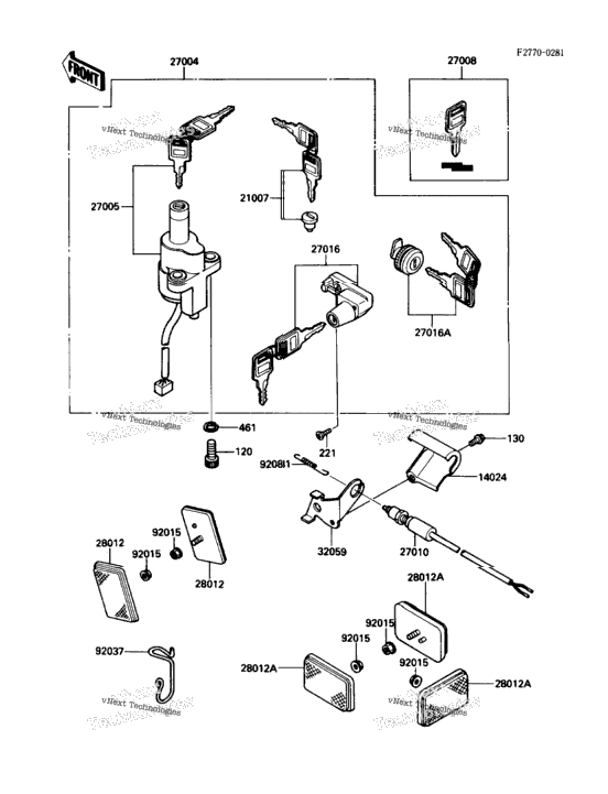 Ignition Switch/Locks/Reflectors