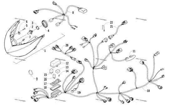 Headlight And Wiring Assemblies