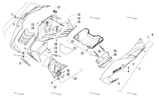 Hood And Air Intake Assembly