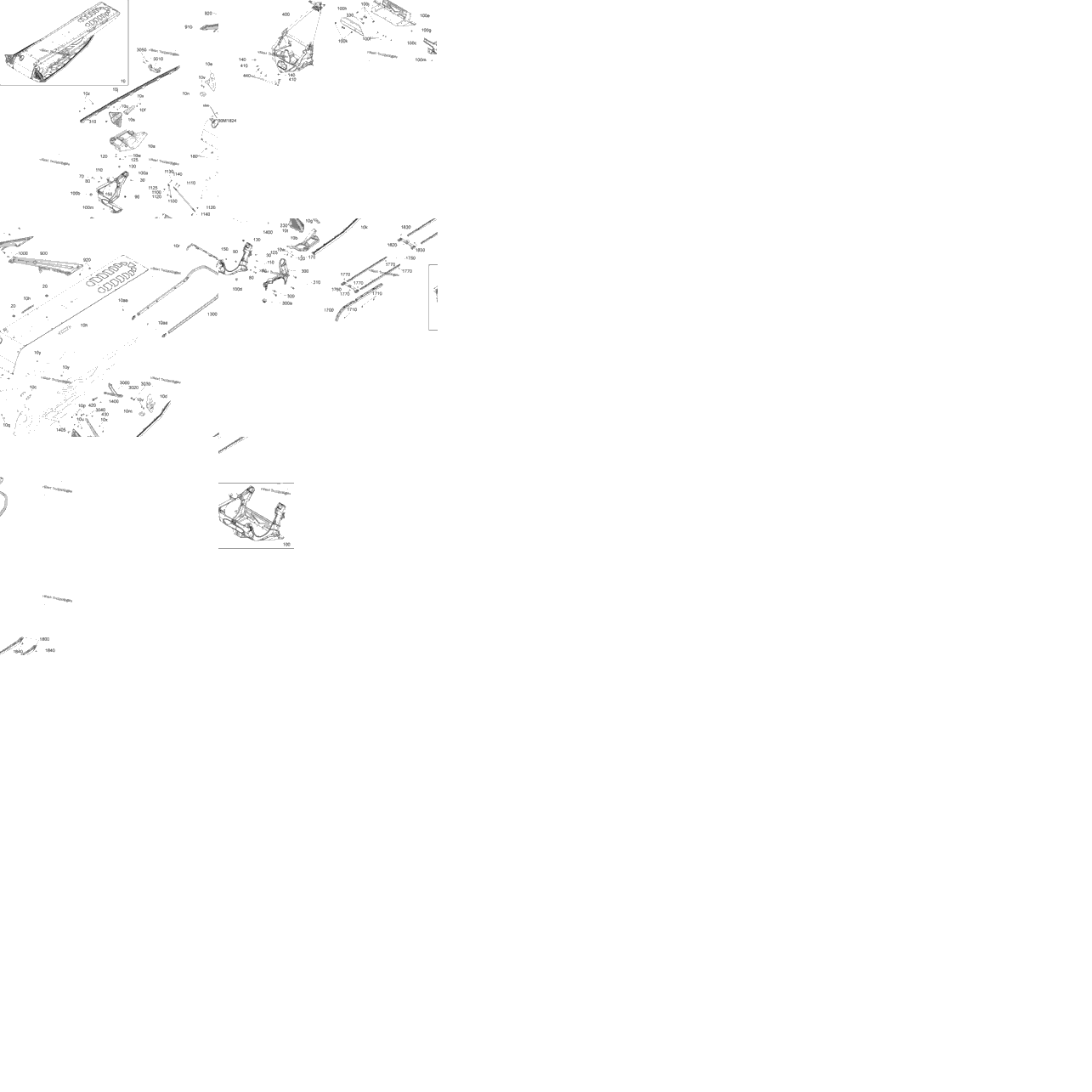 Frame Renegade - 850 E-Tec - Package Backcountry X