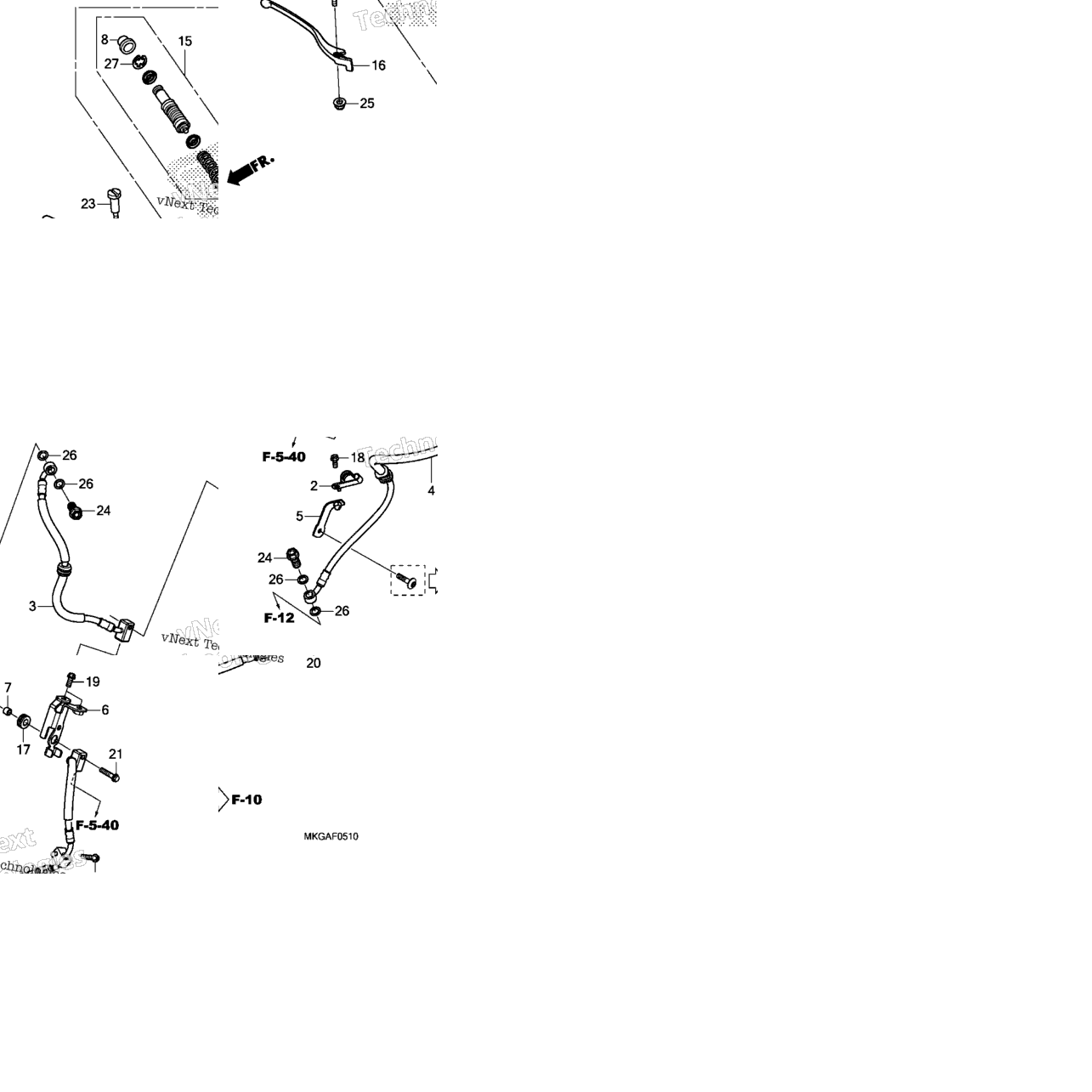 Front Brake Master Cylinder (2)