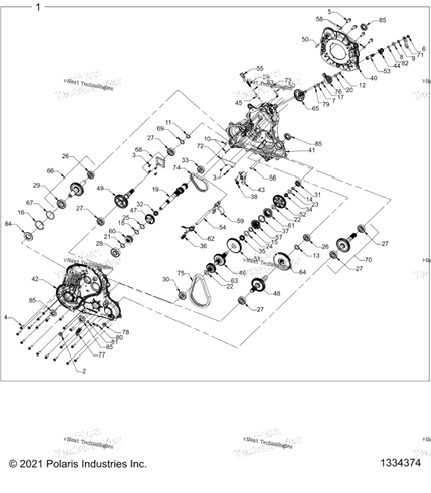 Drive Train, Main Gearcase