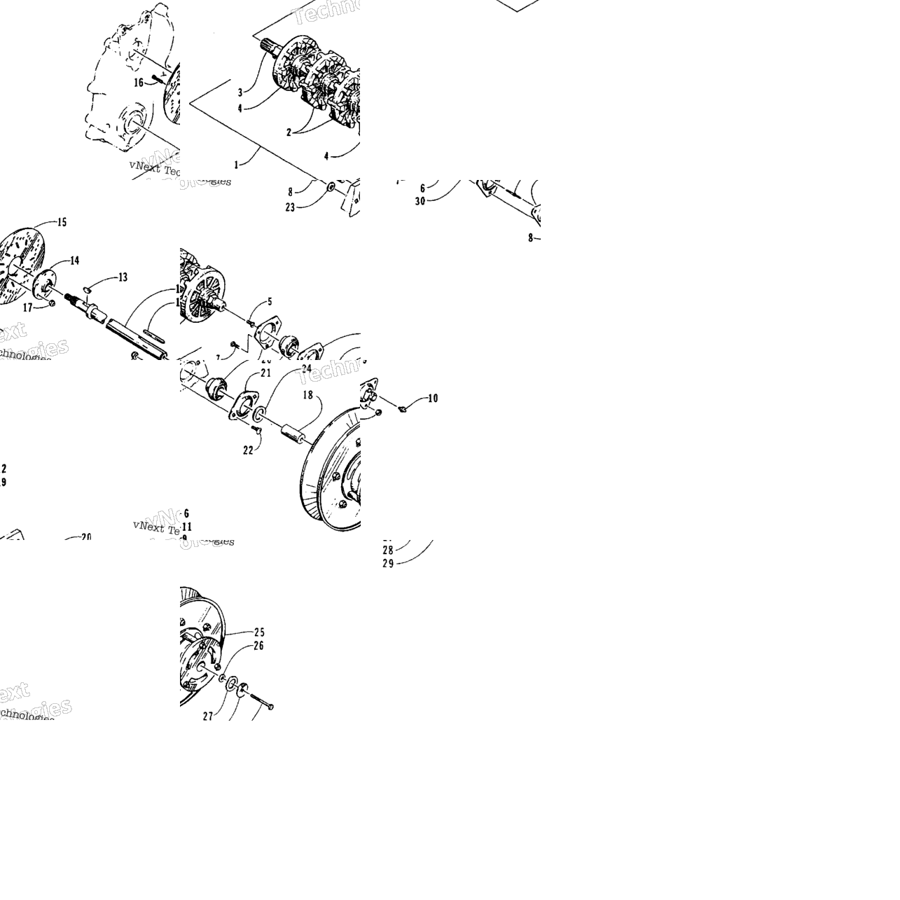 Drive Train Shafts Assemblies