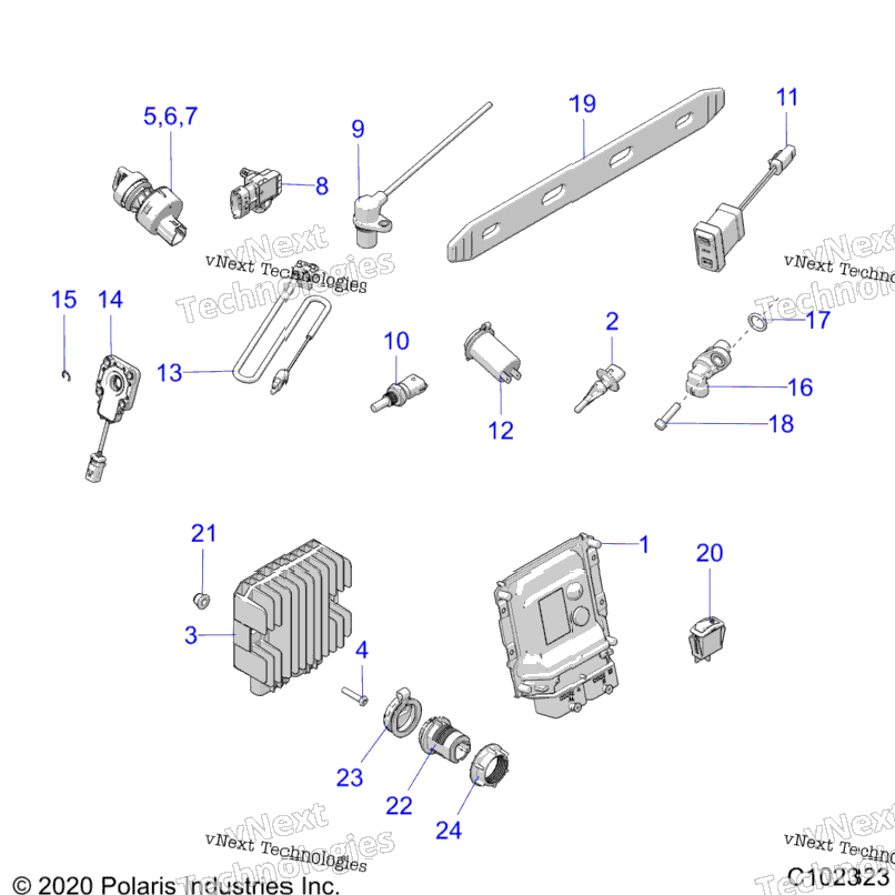 Electrical, Switches, Sensors, Ecu & Control Modules