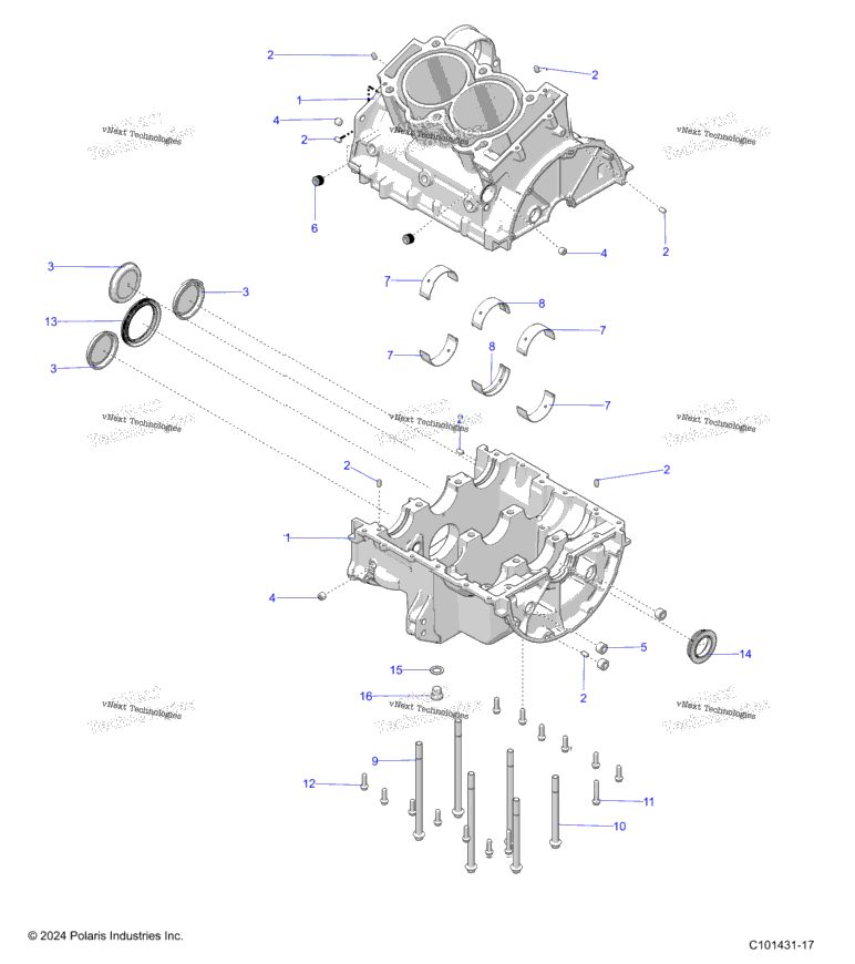 Engine, Crankcase