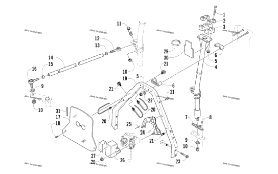 Steering Post Assembly
