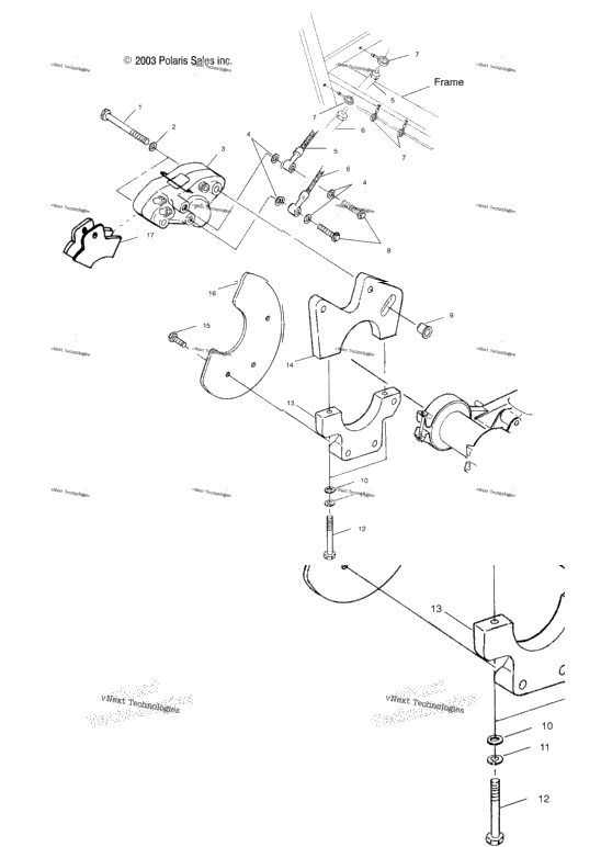 Rear Caliper Mounting