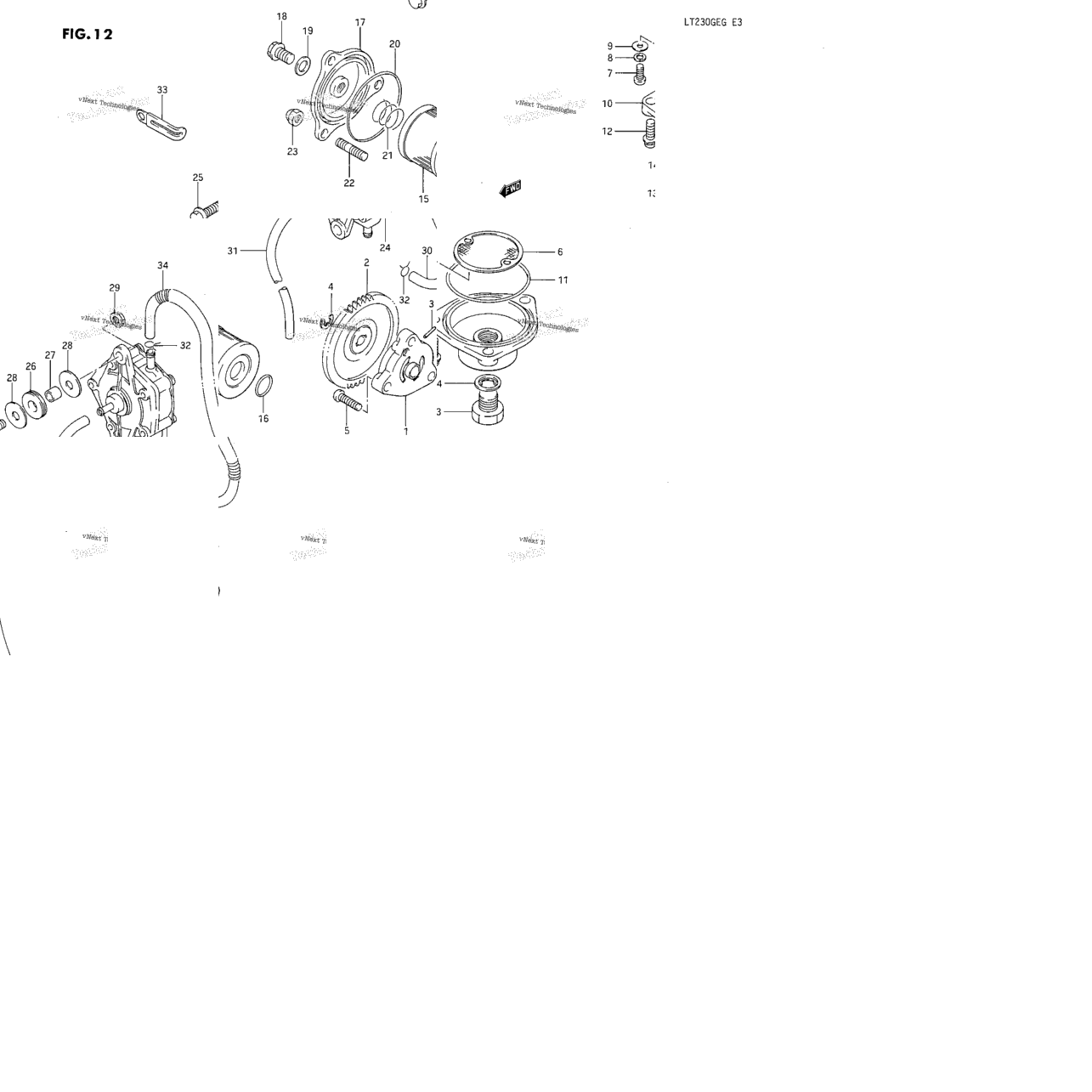 Oil Pump - Fuel Pump