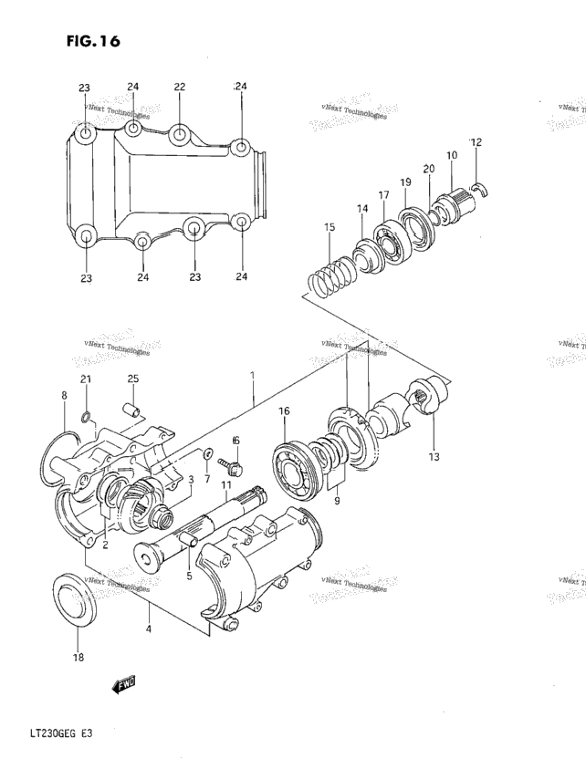 Secondary Drive Gear