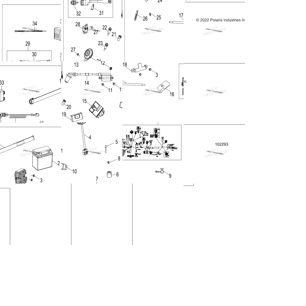 Electrical, Switches, Harness & Indicators