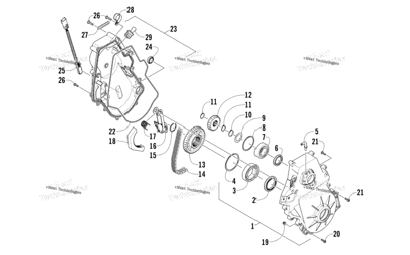 Chain Case Assembly