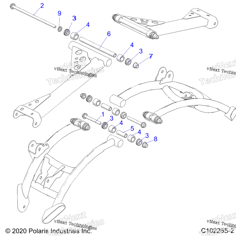 Suspension, Rear Control Arm Mounting