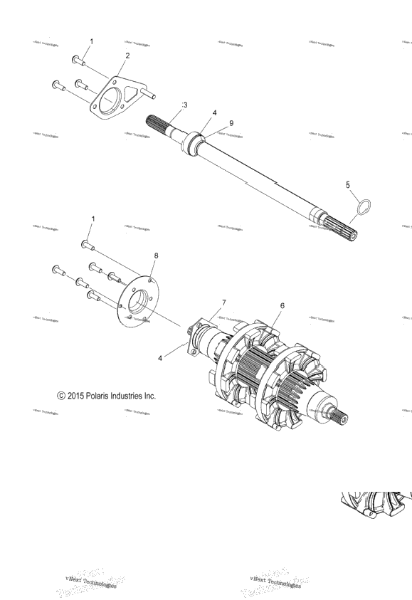 Drive Train, Jackshaft & Driveshaft