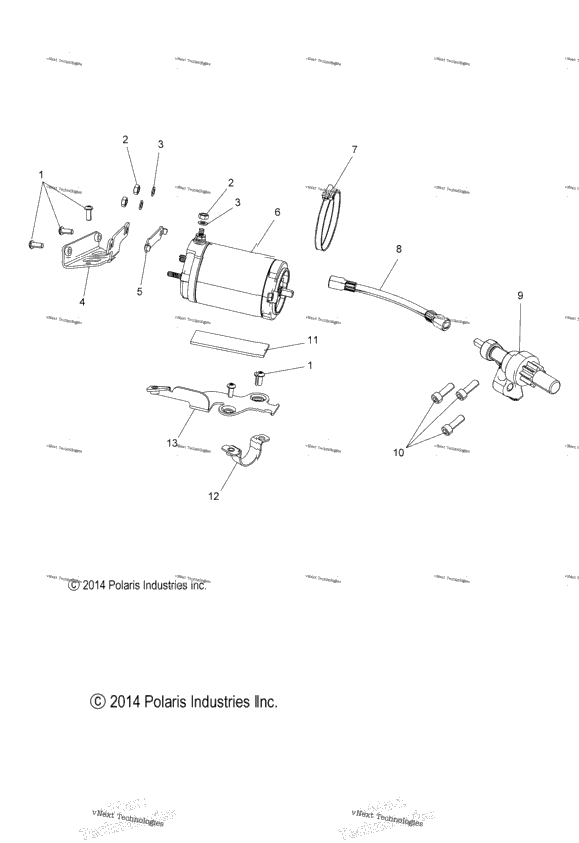 Engine, Starter Motor