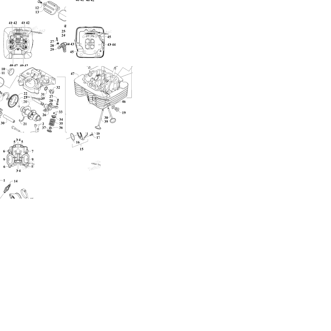 Cylinder Head And Camshaft/Valve Assembly