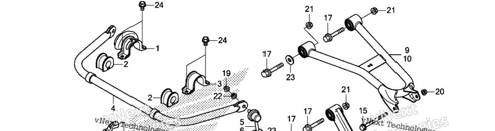 Rear Arm@Rear Stabilizer