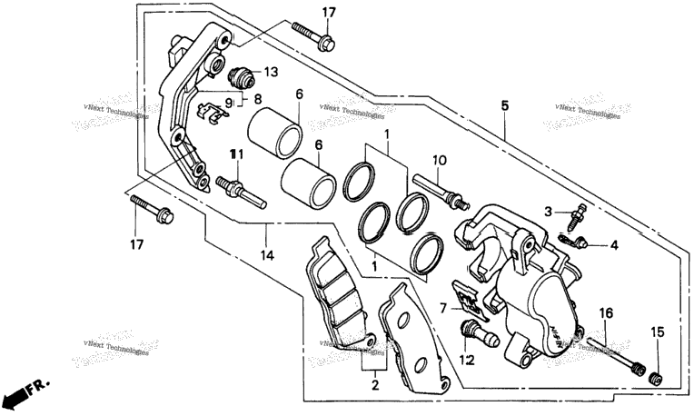 Front Brake Caliper