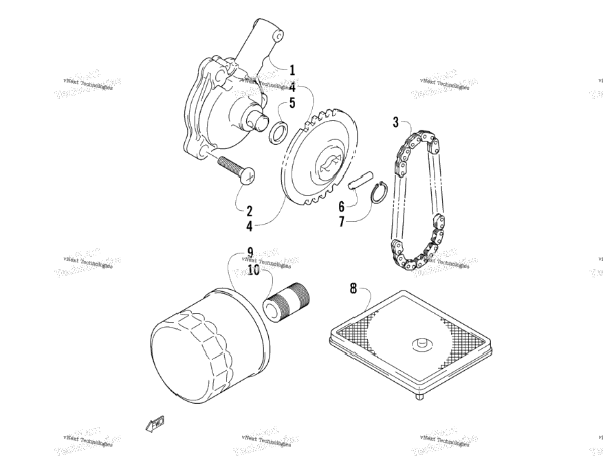 Oil Filter/Pump Assembly