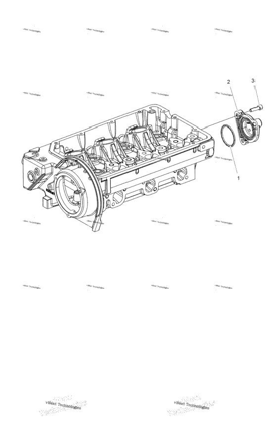 Engine, Cover, 3Rd Pto