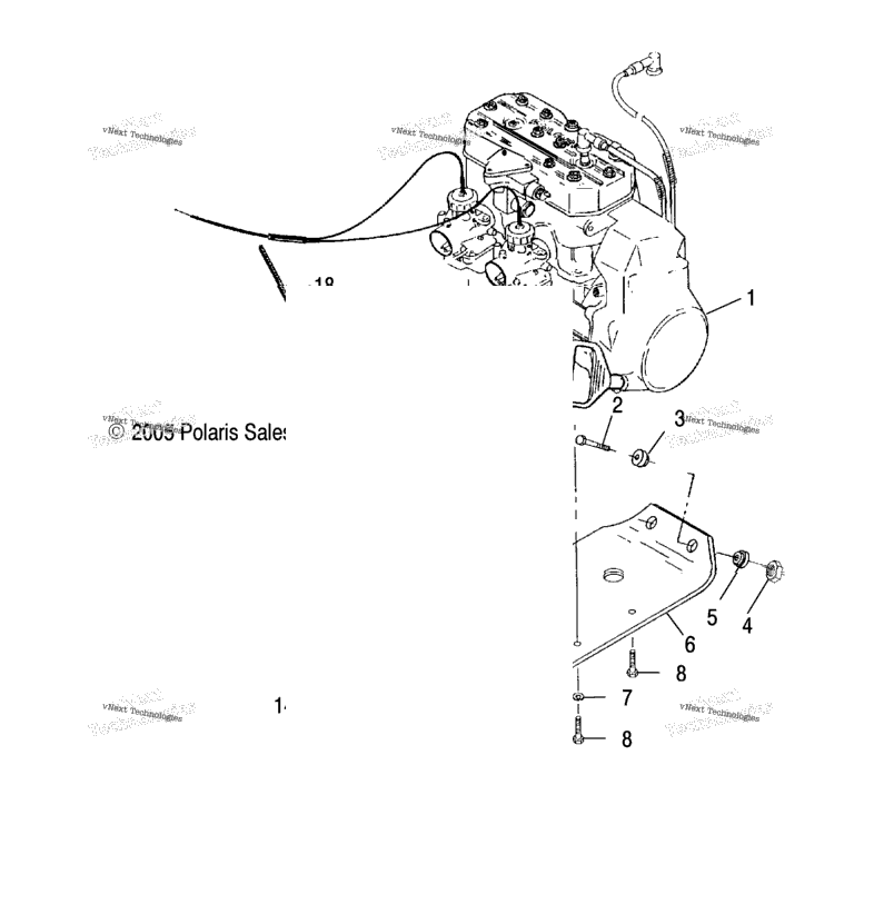 Engine, Mounting
