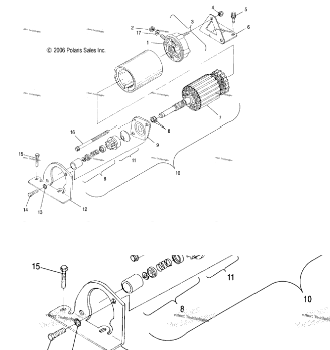 Engine, Starting Motor