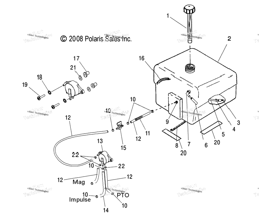Fuel System, Fuel Tank & Hoses