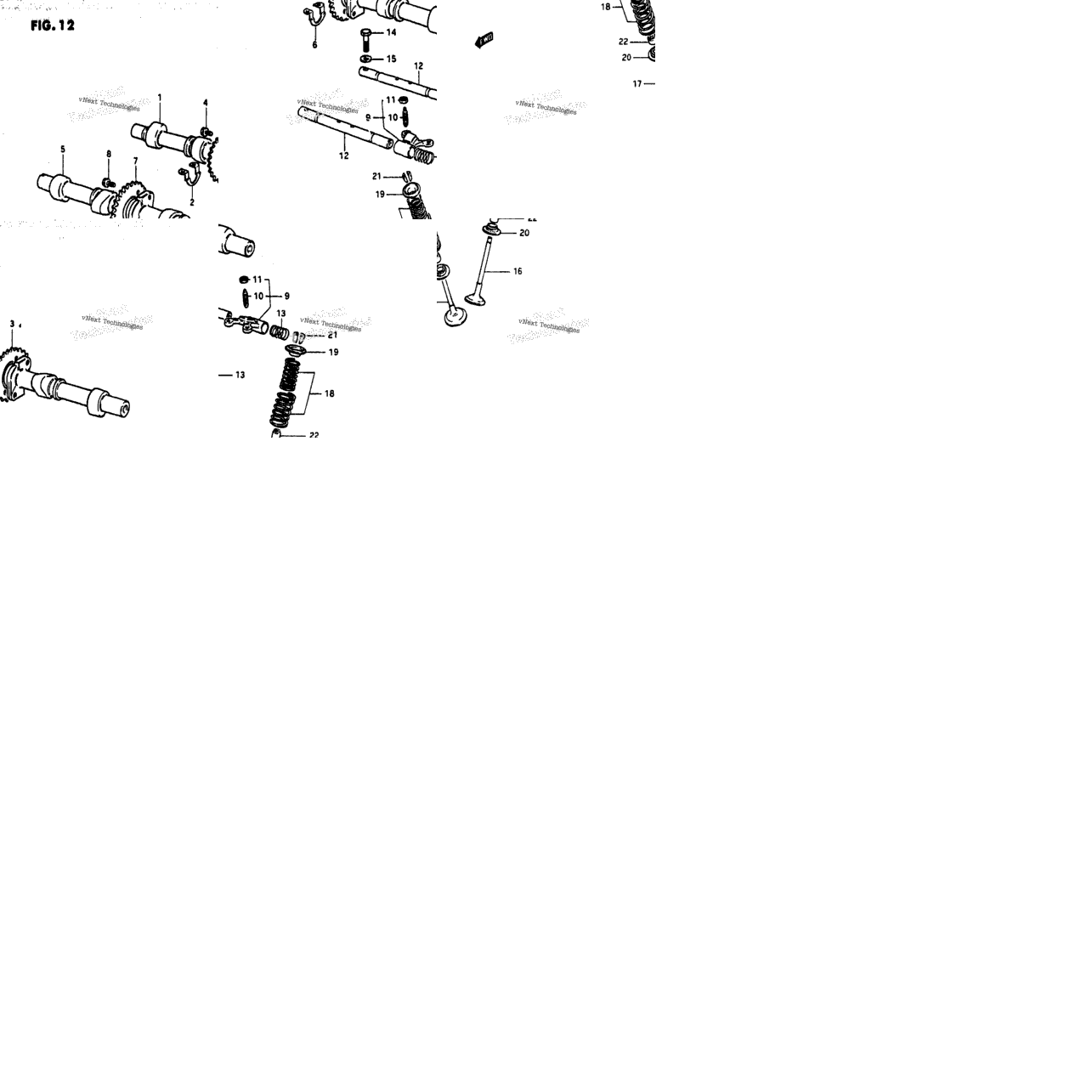 Cam Shaft - Valve (Model Z)