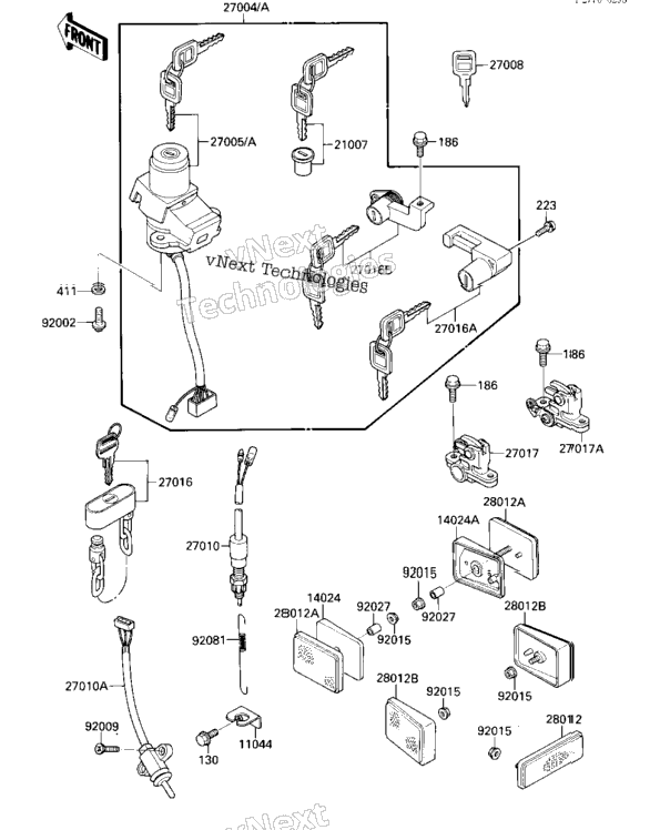 Ignition Switch/Locks/Reflectors