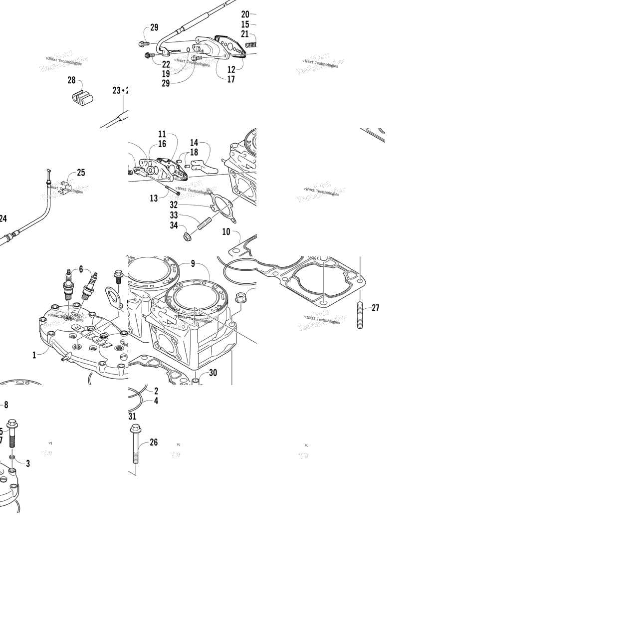 Cylinder And Head Assembly