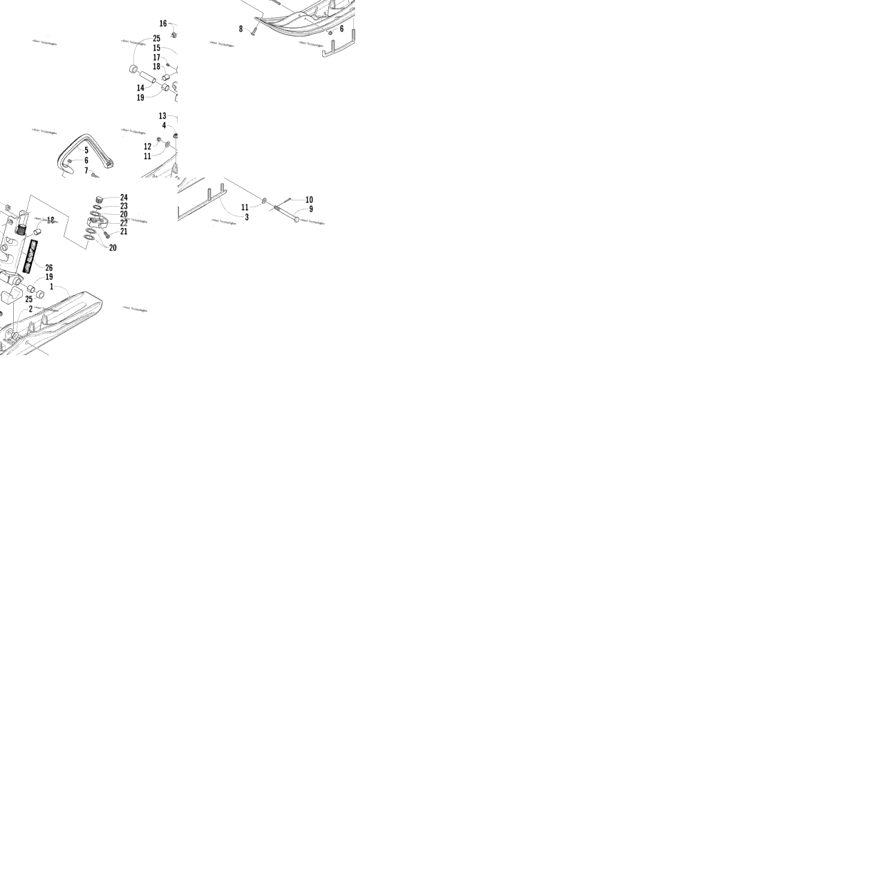 Ski And Spindle Assembly