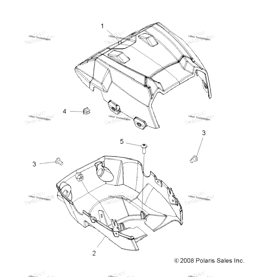 Body, Headlight Pod