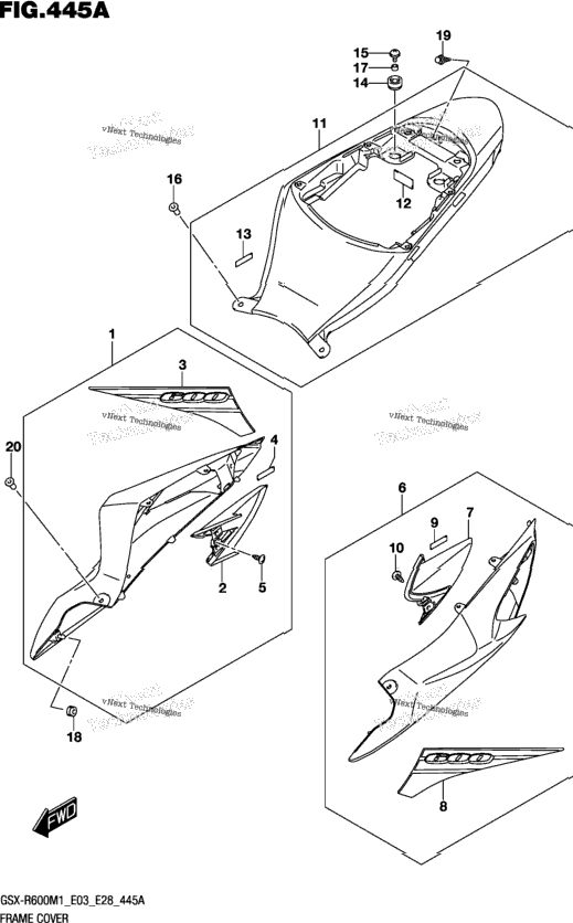 Frame Cover (Gsx-R600)