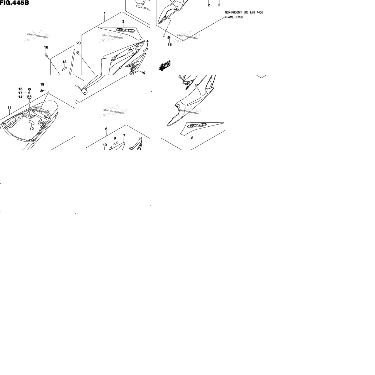Frame Cover (Gsx-R600z)