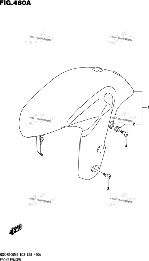 Front Fender (Gsx-R600)