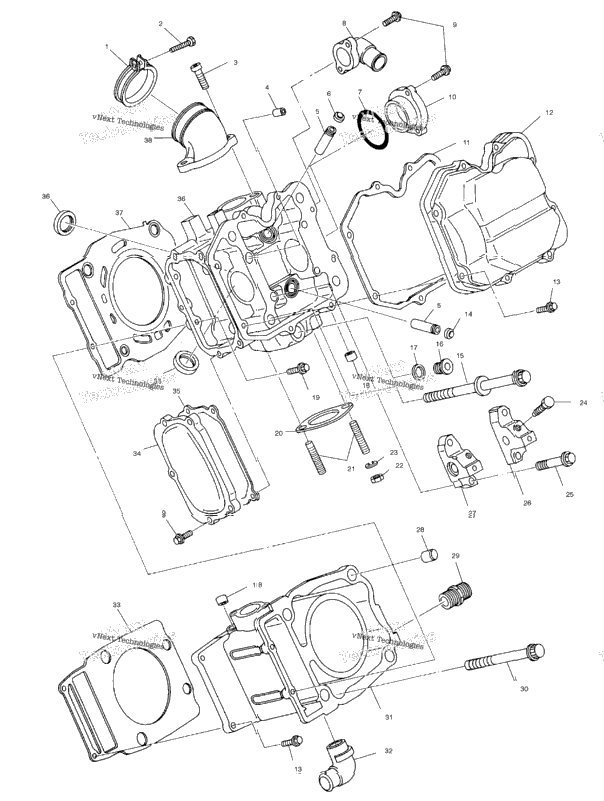 Cylinder A02cd50aa/Ab/Fb