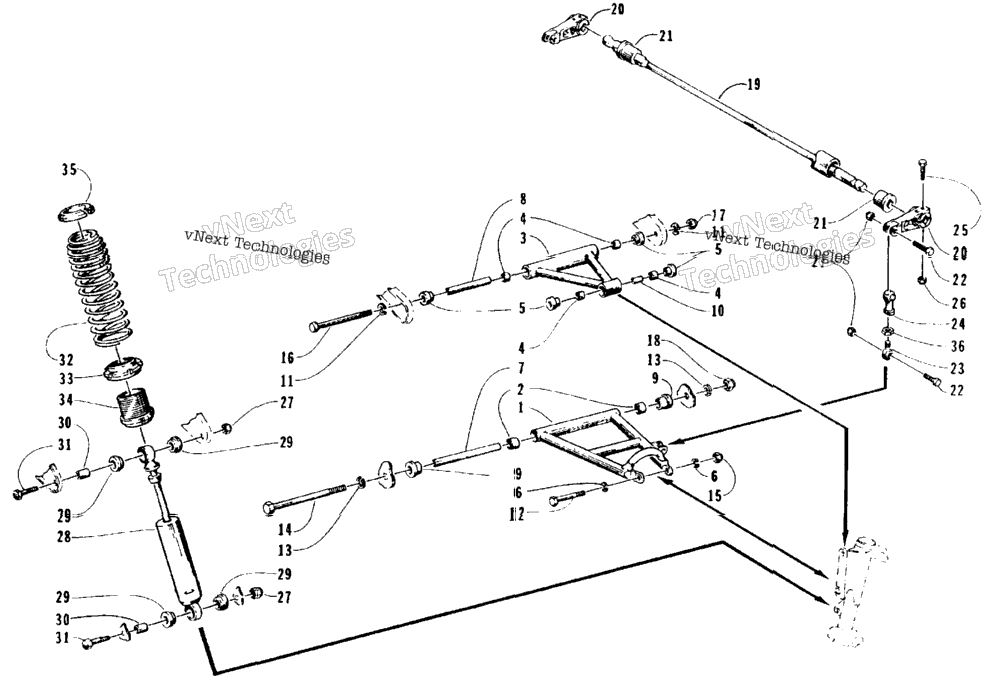 Front Suspension And Shock Absorber