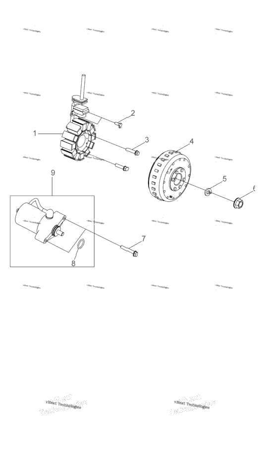 Engine, Generator & Starting Motor
