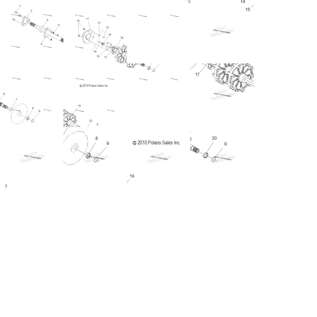Drive Train, Jackshaft & Driveshaft