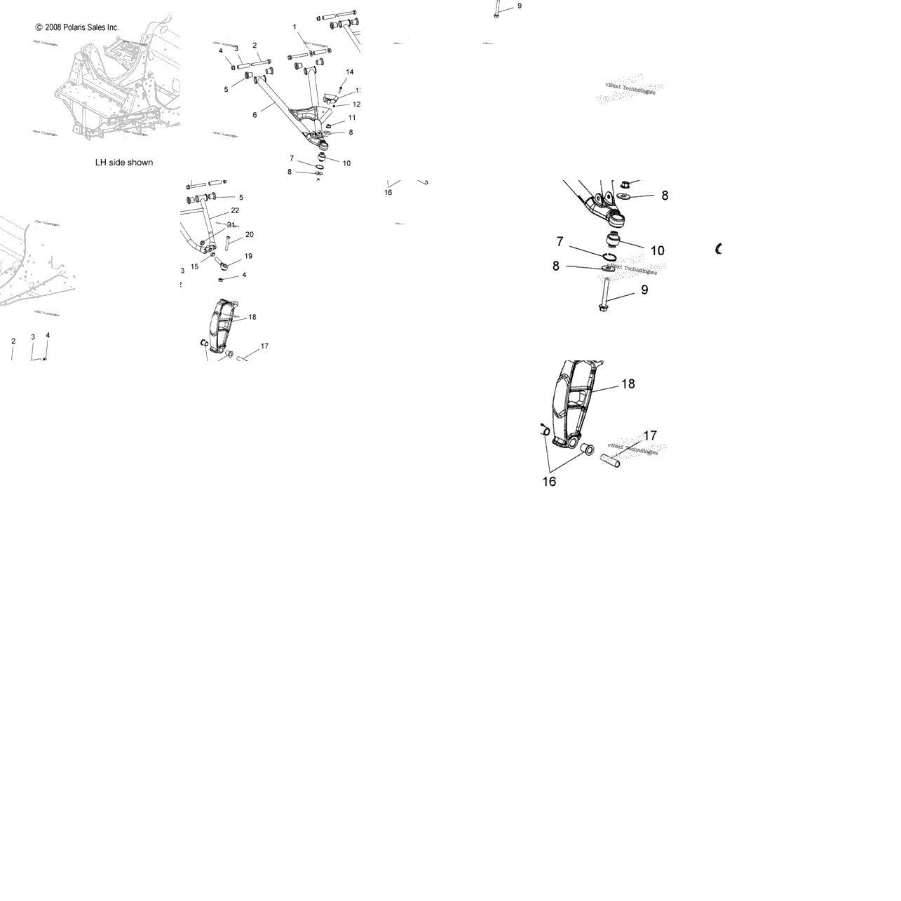 Suspension, Front, Control Arms & Spindle
