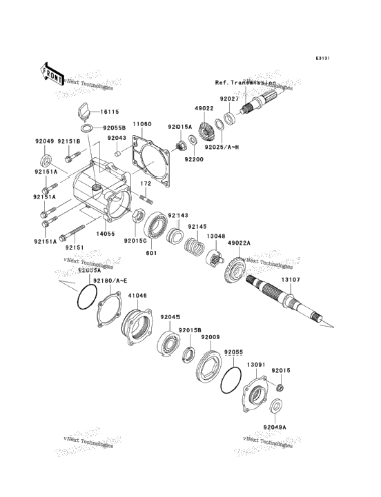 Front Bevel Gear