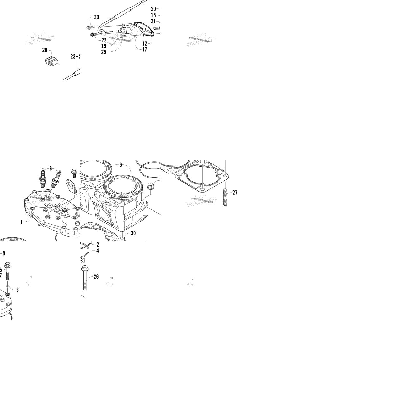 Cylinder And Head Assembly