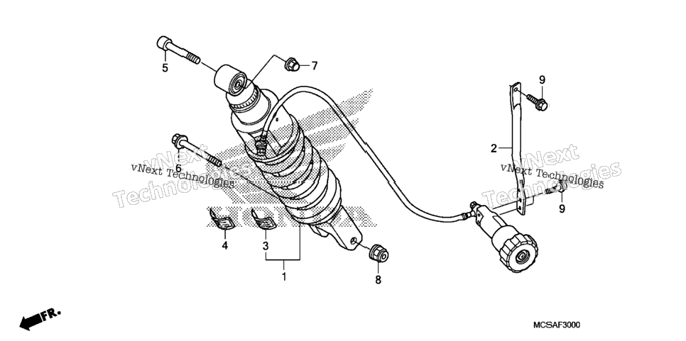Rear Shock Absorber