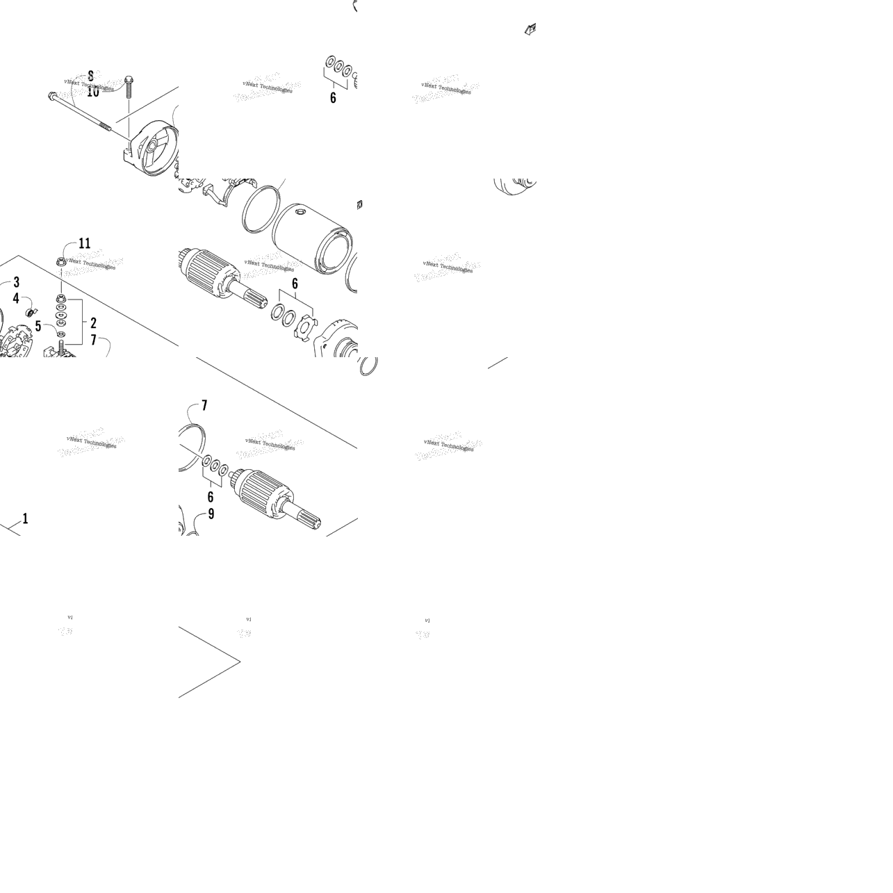 Starter Motor Assembly