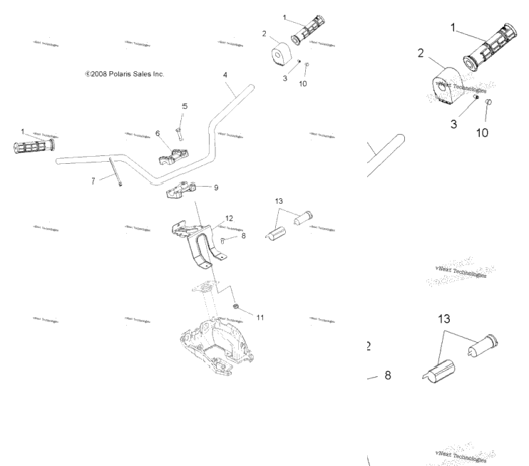 Steering, Handlebar & Controls