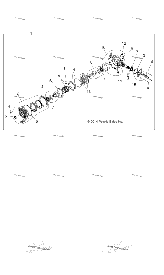Drive Train, Front Gearcase Internals