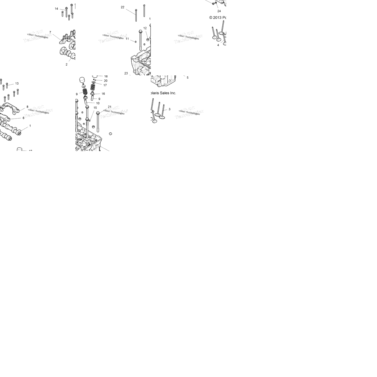 Engine, Cylinder Head And Valves