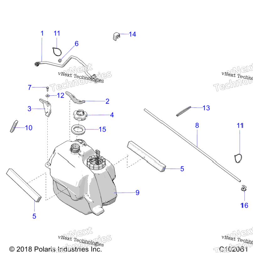 Fuel System, Fuel Tank Asm