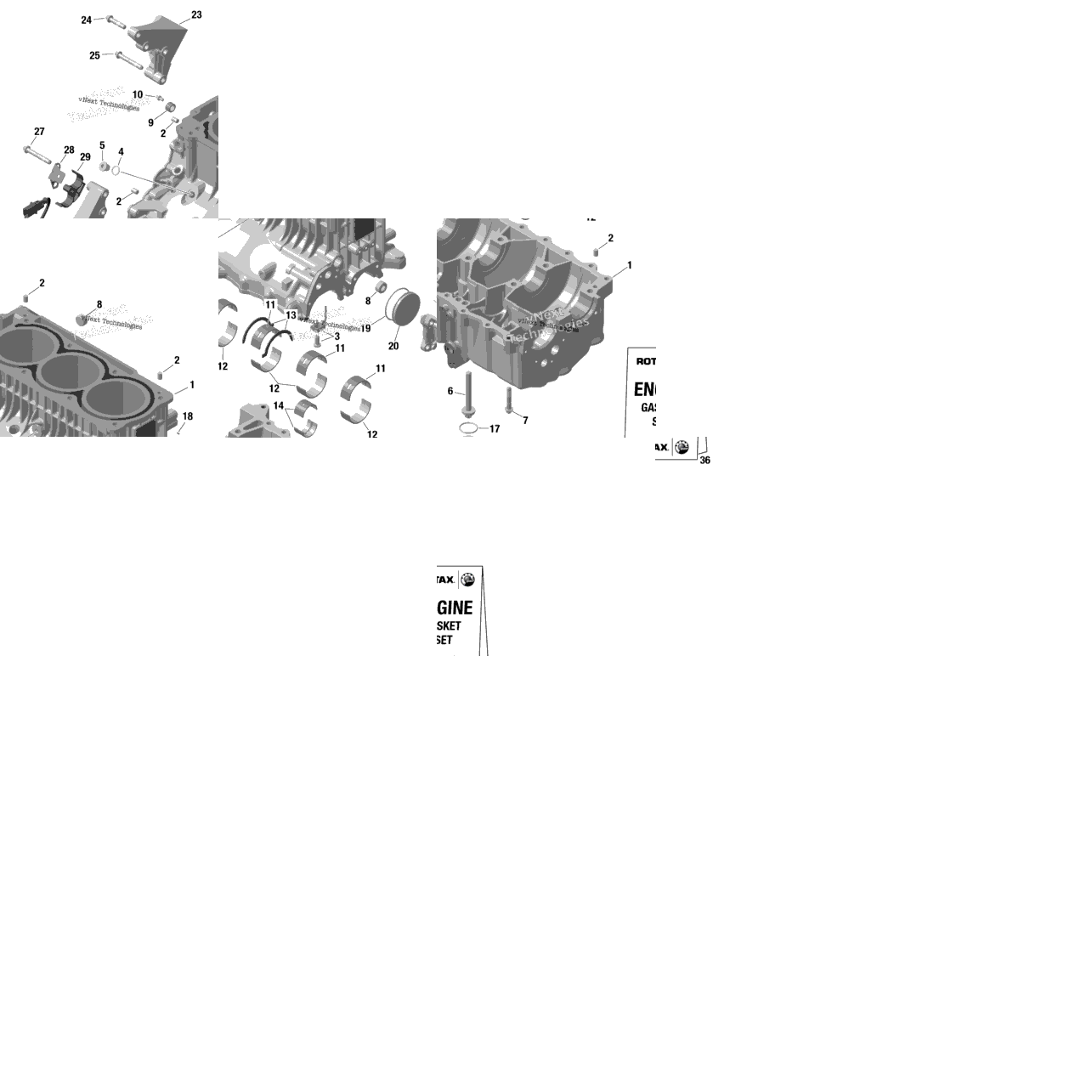 Rotax - Crankcase