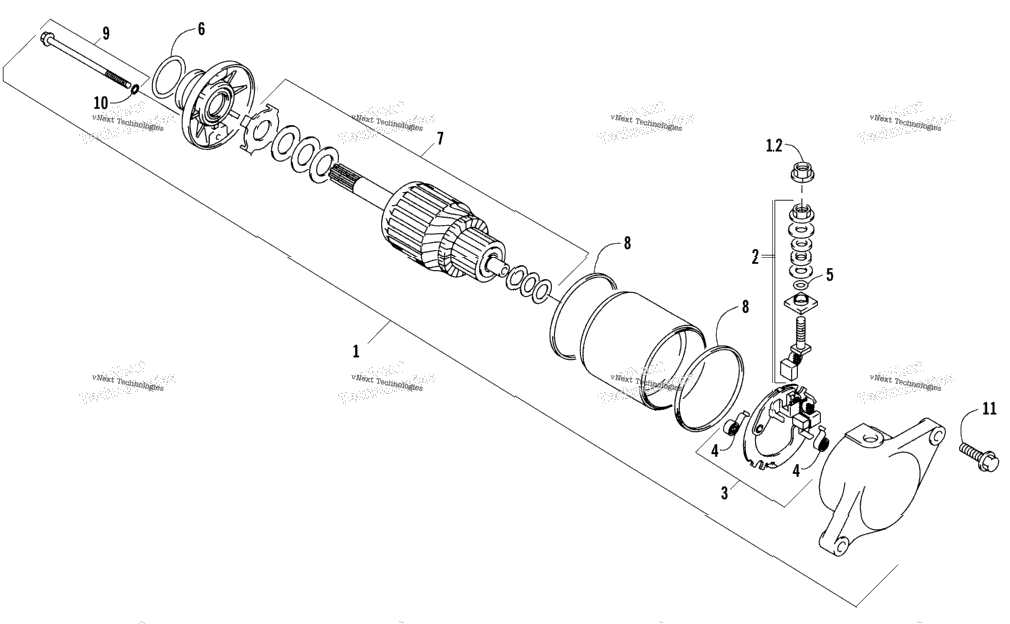Starter Motor Assembly