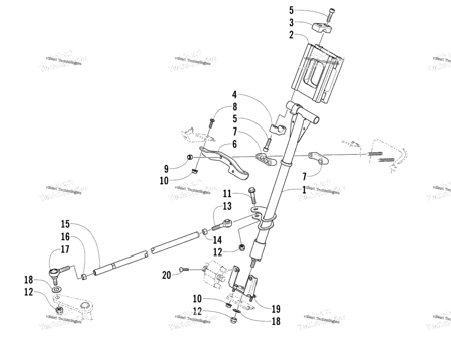 Steering Post Assembly